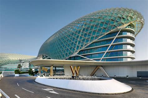 W Abu Dhabi Yas Island Luxury Hotel – Abu Dhabi, UAE – W Hotel Exterior ...