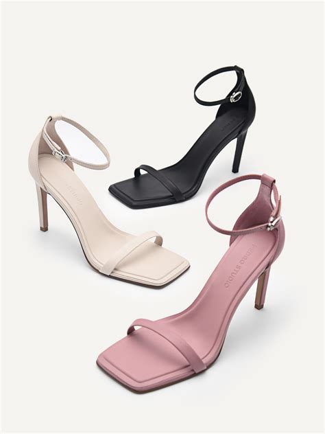 Blush PEDRO Studio Donna Leather Heels - PEDRO International