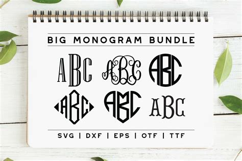 Creative Monogram Ideas for Crafters | Design Bundles Blog