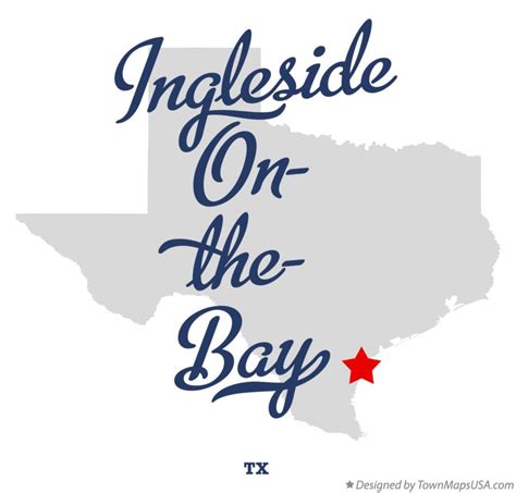 Map of Ingleside On-the-Bay, TX, Texas