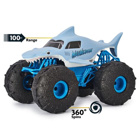 Monster Jam, Official Megalodon Storm All-Terrain Remote Control ...