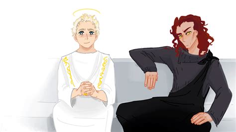 The Many Looks Of Aziraphale And Crowley - Good Omens Fan Art (42917259 ...