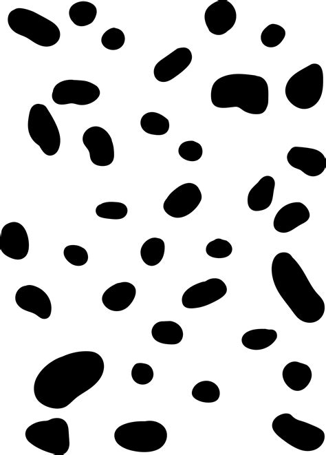 Free Printable Dalmatian Spots Template