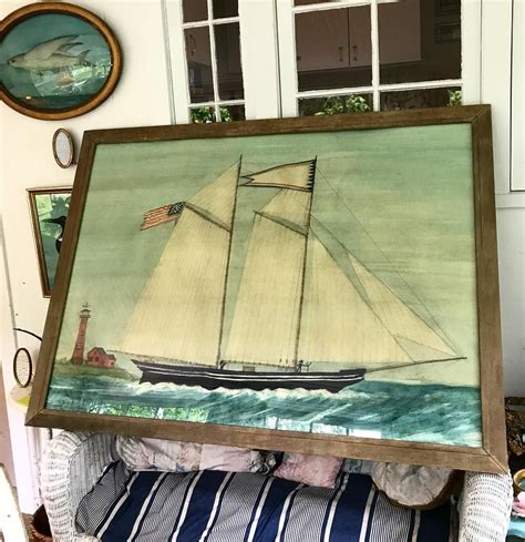 VERY LARGE NAUTICAL ART BY MARY MAGUIRE. -- Available by writing me via ...