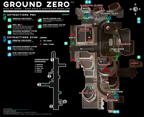 3D Ground Zero map : r/EscapefromTarkov