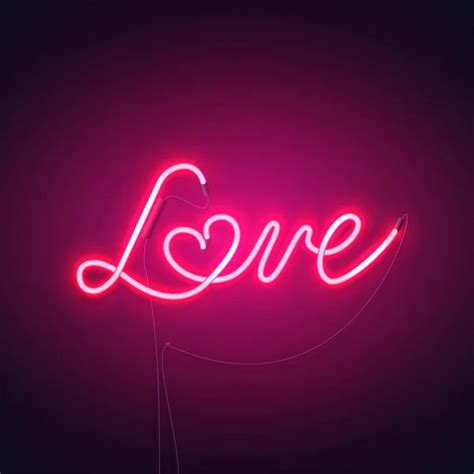 love neon sign pink-01 - Stock Image - Everypixel