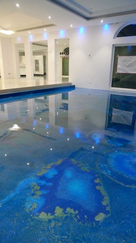 Inspirasi Spesial DIY Concrete Floor Epoxy Water, Motif Populer!