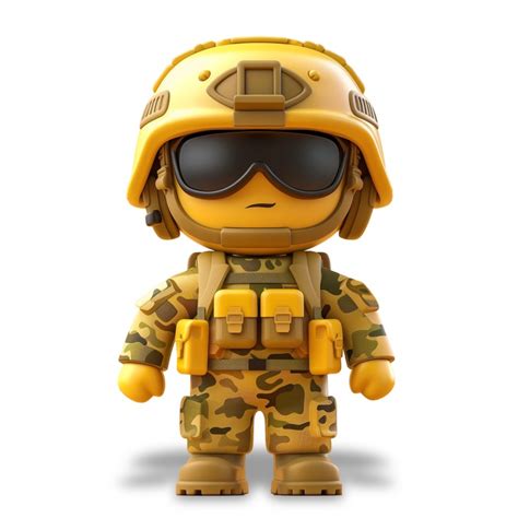 Emoji Soldier Clipart for Presentation / Media Design