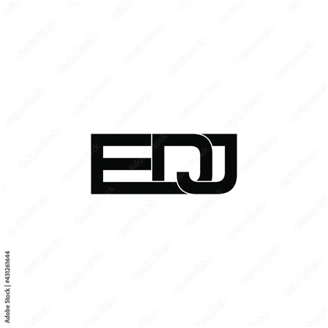 edj letter original monogram logo design Stock Vector | Adobe Stock