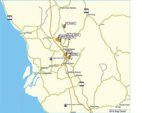 Selangor map showing the three study sites. | Download Scientific Diagram