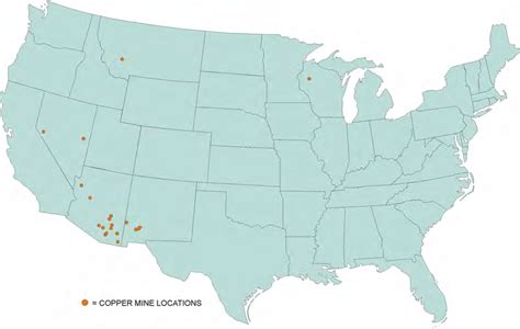 Locations of Copper Mines in the U.S. | Download Scientific Diagram