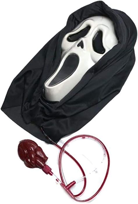 Amazon.com: SCREAM MASK W BLOOD AND PUMP: Clothing