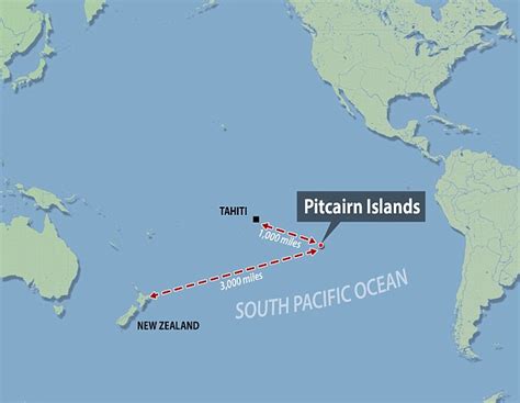 Pitcairn island map - Rose Winters