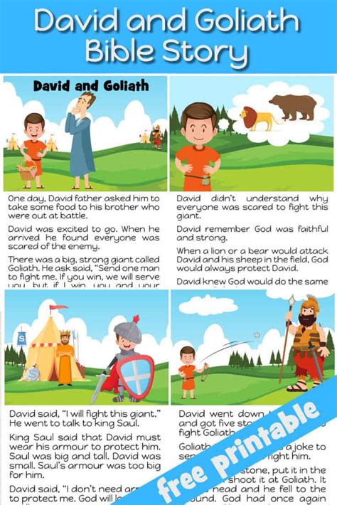 David and Goliath - Preschool Bible lesson - Trueway Kids