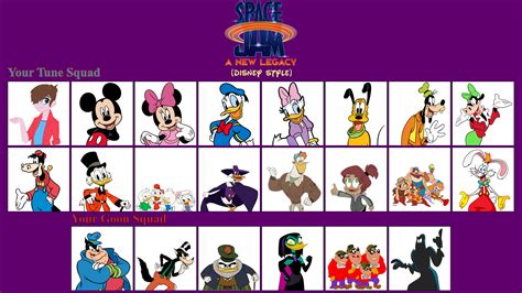 My Space Jam 2 Cast Meme (Disney Style) by Daniel10203040 on DeviantArt