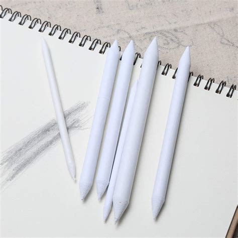 2 Sets 12 Pcs Sketch Paper Stump Pencil, Art Blenders Paper Eraser ...