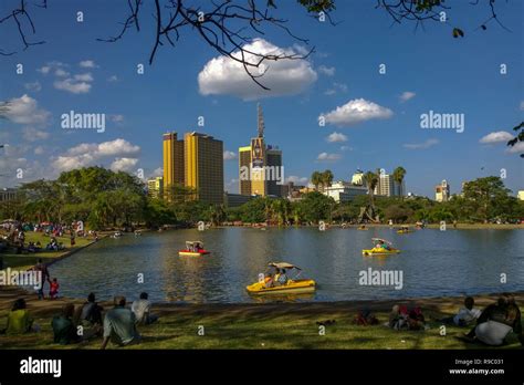 Nairobi City seen from Uhuru Park, Nairobi, Kenya Stock Photo - Alamy