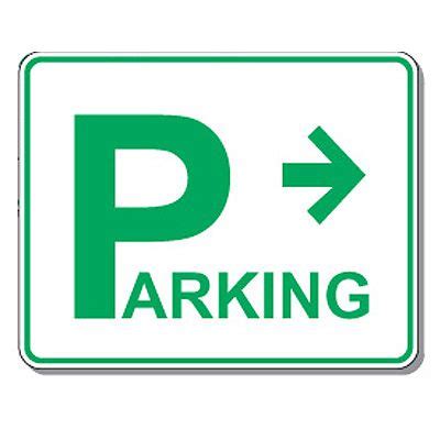 Directional Parking Signs - Parking (Right Arrow Sign) | Seton