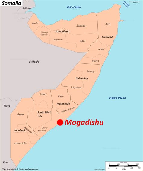 Mogadishu Map | Somalia | Detailed Maps of Mogadishu (Xamar or Hamar)