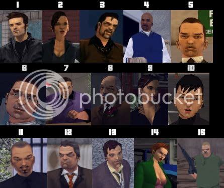 GTA III Characters (with Pictures) Quiz - By TUFCfan