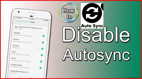 What Is Auto Sync | How To Turn Off Auto Sync Permanently - YouTube