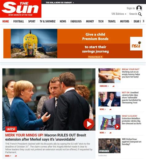 The Sun is Britain’s most read newspaper and website for the fourth ...