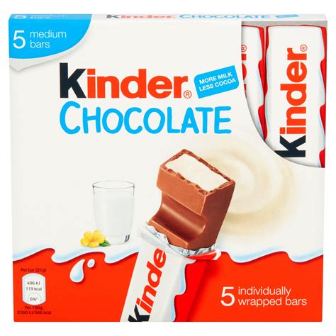 Kinder Chocolate Snack Bar Nutritional Information | Besto Blog