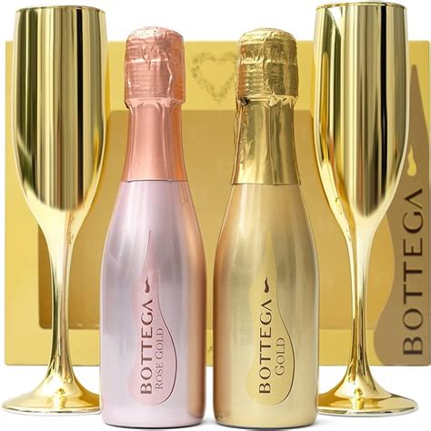 Bottega Prosecco Gift Set - Luxury Bottega Rose Gold, Bottega Gold ...