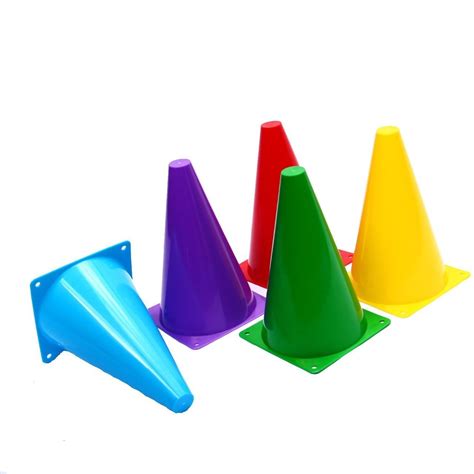 Dazzling Toys Assorted Colors Plastic Indoor/outdoor Flexible Cone ...