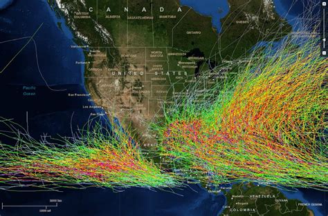 Florida Hurricane Paths History Map - Share Map