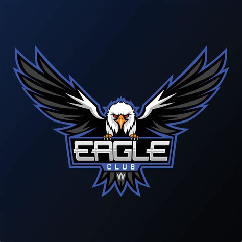 Eagle Club Logo Team Mascot Sport logo. 13725979 Vector Art at Vecteezy