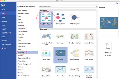 How to Export A Mind Map to MS Visio VSDX File