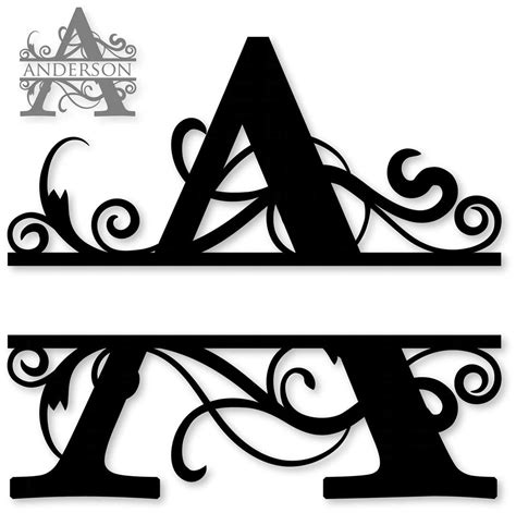 Image result for Free Split Monogram SVG Free Monogram Designs, Free ...