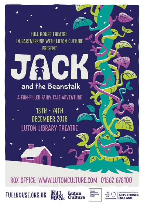 Jack and the Beanstalk - Theatre Poster by Andrew Foster for Full House