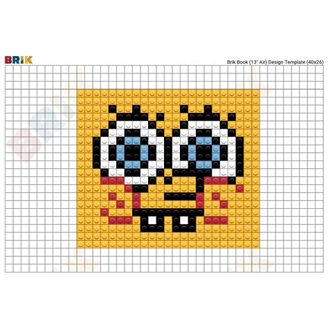 Spongebob Minecraft Pixel Art