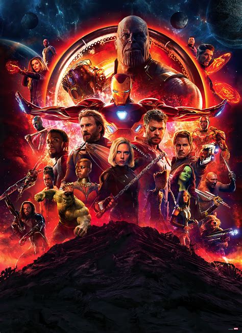 Photomurals | Photomural on paper "Avengers-Infinity-War-Movie-Poster ...