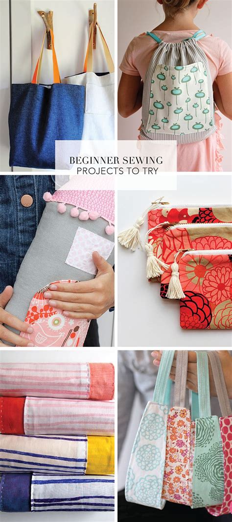 Beginner Sewing Projects To Try - Alice and Lois | Sewing for beginners ...