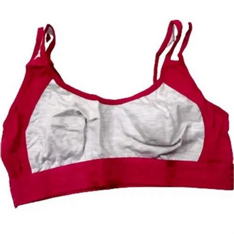 Cotton Blend Non-Padded Ladies Sports Bra, Size: 30B at Rs 55/piece in ...