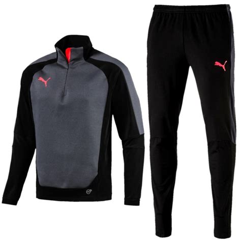 Puma Teamwear evoTRG Winter technical training tracksuit - black/ebony