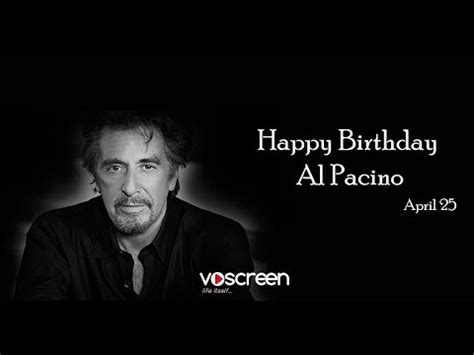 Happy Birthday Al Pacino - YouTube