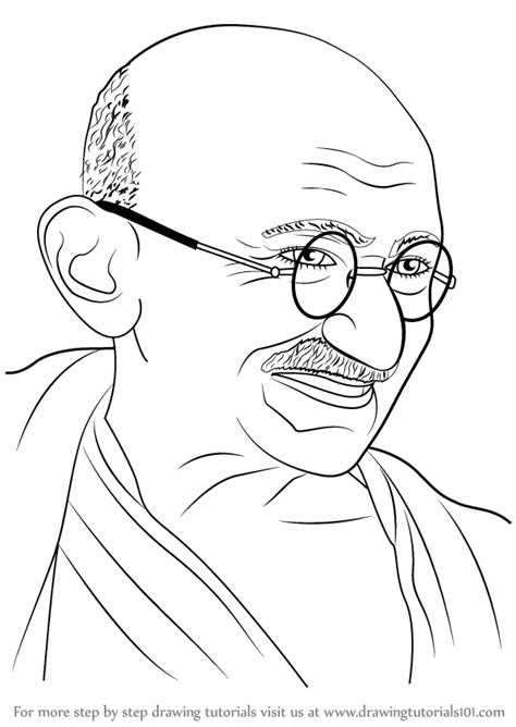 Gandhiji Pencil Sketch