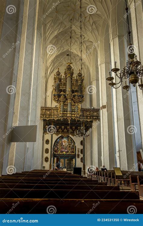 Interior of Basilica of St. Mary of the Assumption of the Blessed ...