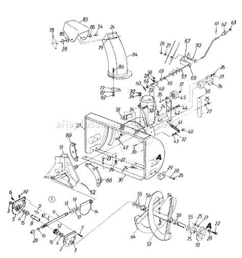 Yardworks Snowblower Parts Diagram - Mtd Yard Machines 31as6fef 700 ...