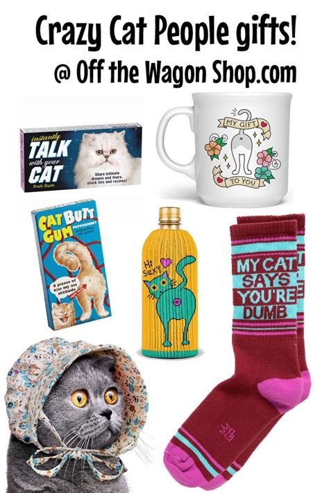 Crazy Cat People Gifts | Crazy cat lady gifts, Cat people gifts, Cat ...