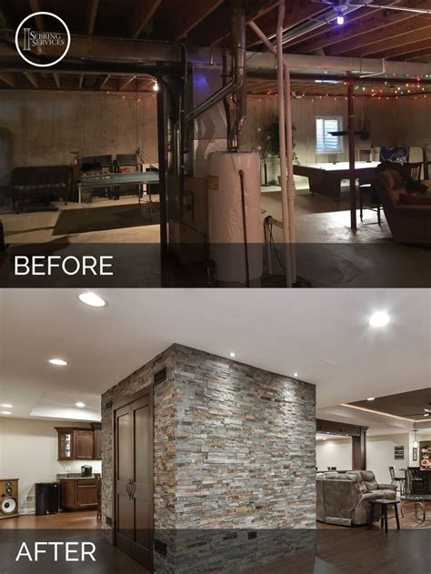 Basement Remodel Before And After Photos - Openbasement