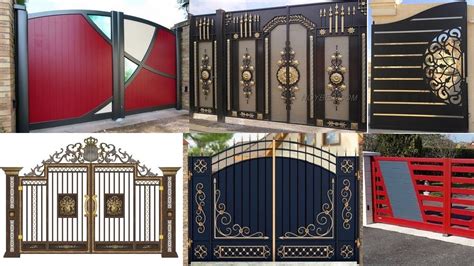 Modern metal fence gate design ideas /Iron Gate design ideas | Entrance ...