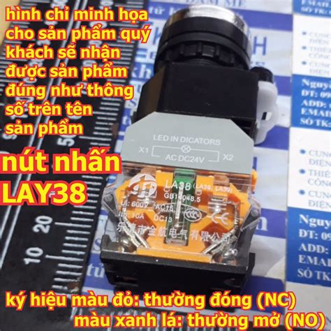 Nút nhấn tủ điện ON/OFF, ấn giữ LAY38-11DS, 1 thường đóng, 1 thường mở ...