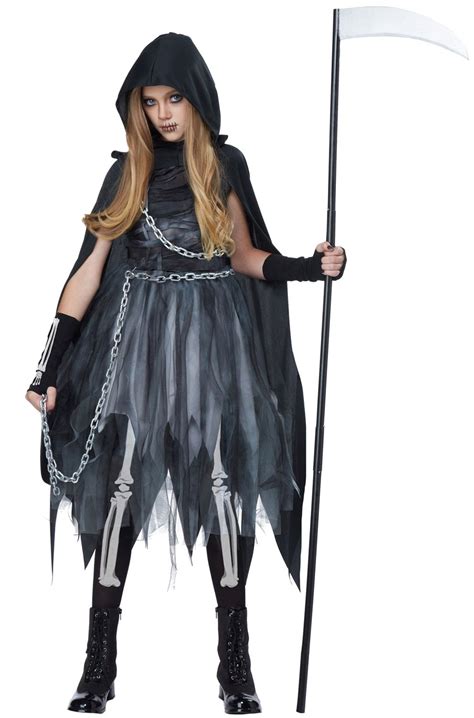 Reaper Girl Child Costume | Halloween kids costumes girls, Tween ...