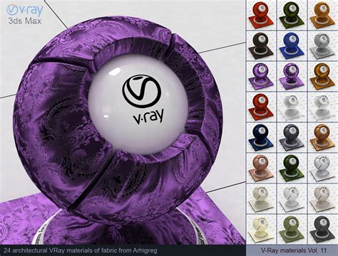 VRay material Collection - 264 VRay materials for 3dsMax