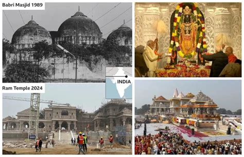 India inaugurates Ram Mandir at razed Babri Masjid site in Ayodhya ...